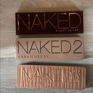 3 Urban Decay Naked eye shadow palletes
